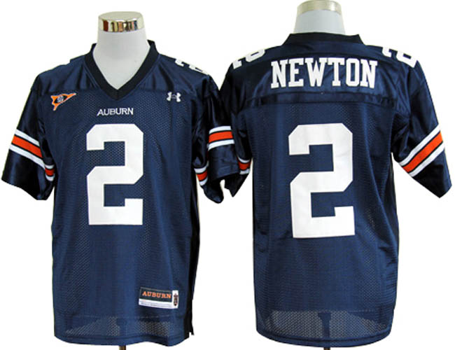 Auburn Tigers #2 Newton Navy Blue NCAA Jerseys